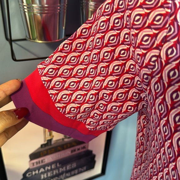 Chicos knit top geo color block top - Picture 2 of 6